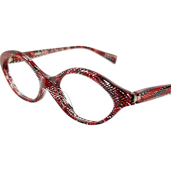 Alain Mikli AO3049 Women's Eyeglass Frame Chevron Red - Picture 2 of 6